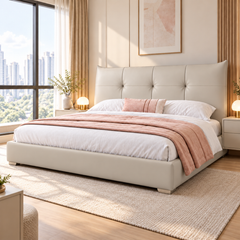 Isvelora Leather Bed Frame
