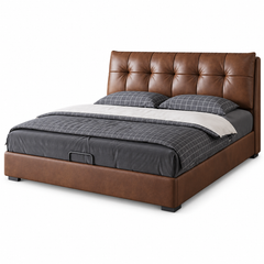 Dalmivra Leather Bed Frame