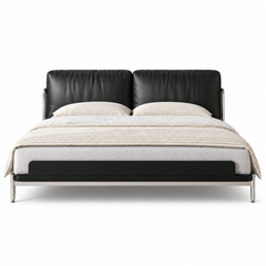 Zelmaro Leather Bed Frame