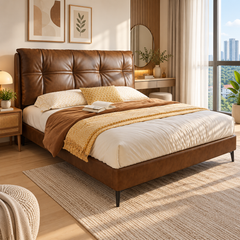 Edrivano Leather Bed Frame