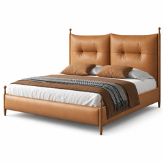 Cavonira Leather Bed Frame