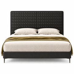 Vensario Leather Bed Frame