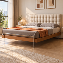 Duvrena Faux Leather Bed Frame