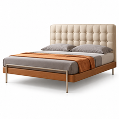Duvrena Faux Leather Bed Frame