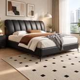 Felmario Leather Bed Frame