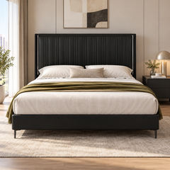 Zorveta Leather Bed Frame