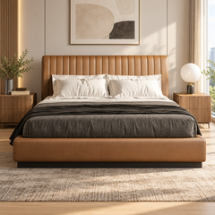 Talveris Leather Bed Frame