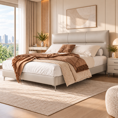 Brevonia Leather Bed Frame