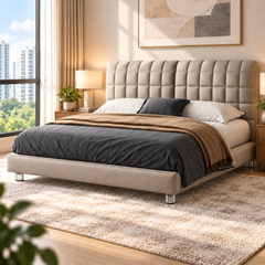 Zevranto Leather Bed Frame