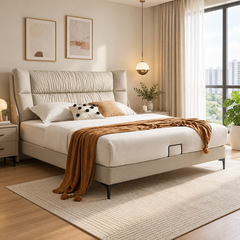 Fervano Leather Bed Frame