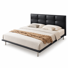 Celmario Leather Bed Frame