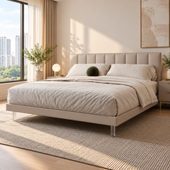 Torviane Leather Bed Frame