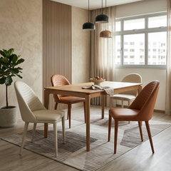 Yarelo Faux Leather Dining Chair