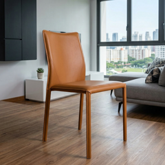 Pervana Genuine Leather Dining Chair