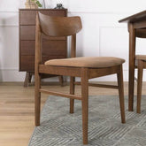 Megafurniture | Naomi Light Brown Wooden Dining Chair | Dining Chair