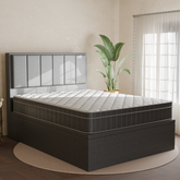 Snova Fabric Storage Bed Frame + Good Dream Mattress