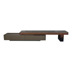 Obsidian Extendable TV Console by Esteller