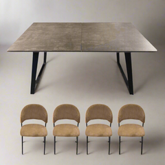 Calista Extendable Dining Set (1+4)
