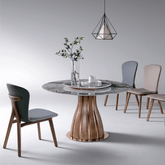 Arian Sintered Stone Round Dining Table