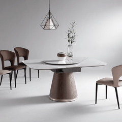 Megrez Sintered Stone Extendable Dining Table