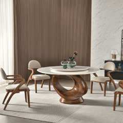 Yuri Sintered Stone Round Dining Table