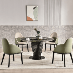 Jerry Sintered Stone Round Dining Table