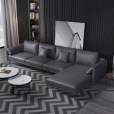 Giacinta Faux Leather Sofa (Sectional)