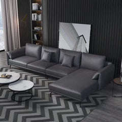 Giacinta Faux Leather Sofa (Sectional)