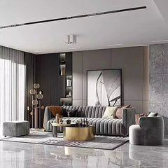 Felicita Velvet Fabric Sofa