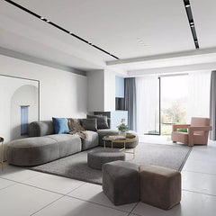 Gaspare Fabric Sectional Sofa