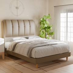 Nolana Faux Leather Bed Frame