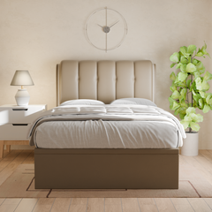 Nolana Faux Leather Storage Bed Frame