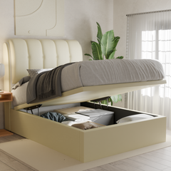 Nolana Faux Leather Storage Bed Frame