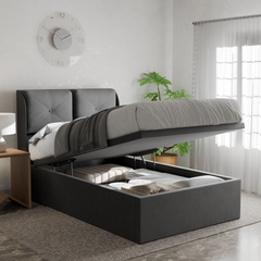 Kendrix Fabric Storage Bed Frame