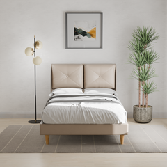 Kendrix Faux Leather Bed Frame