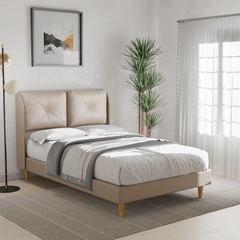 Kendrix Faux Leather Bed Frame