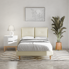 Kendrix Faux Leather Bed Frame