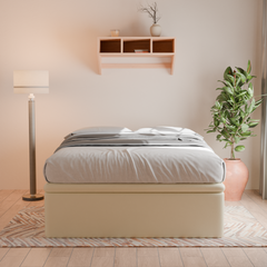 Maelis Faux Leather Storage Bed Frame