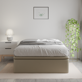 Maelis Faux Leather Storage Bed Frame