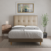 Zerith Faux Leather Bed Frame