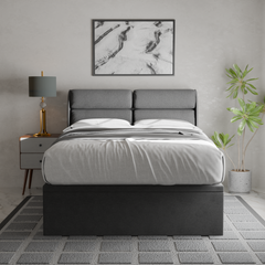 Zyler Fabric Storage Bed Frame