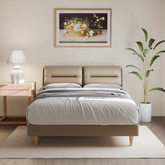Lynara Faux Leather Bed Frame