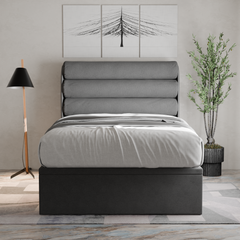 Jovian Fabric Storage Bed Frame