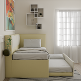 Mervin 5-in-1 Pull-Out Bed Frame with Storage