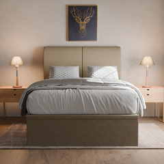 Konelle Fabric Storage Bed Frame