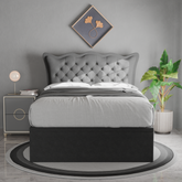 Harlen Fabric Storage Bed Frame