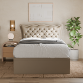 Harlen Faux Leather Storage Bed Frame