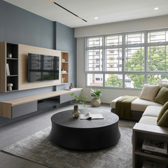 Marino Round Carved Coffee Table