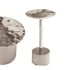 Diego Cultured Marble Nesting Coffee Table - Maxi Home Furnishing