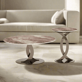 Nicolo Cultured Marble Nesting Coffee Table - Maxi Home Furnishing